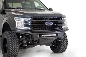 Ford F-150 Bumper - Front - Addictive Desert Designs - ADD PRO Bolt-On - Hammer Black - `18-`20